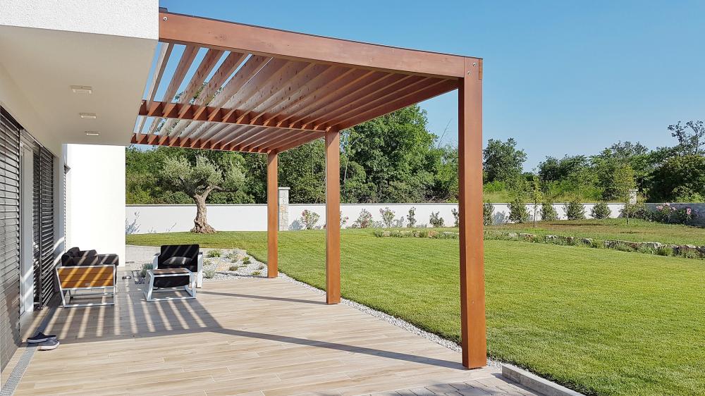 Pergolas bois à Le Pradet